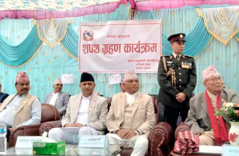 लुम्बिनी प्रदेशमा ९ सदस्यीय मन्त्रीपरिषद गठन, को-को बने मन्त्री? (सूचीसहित)